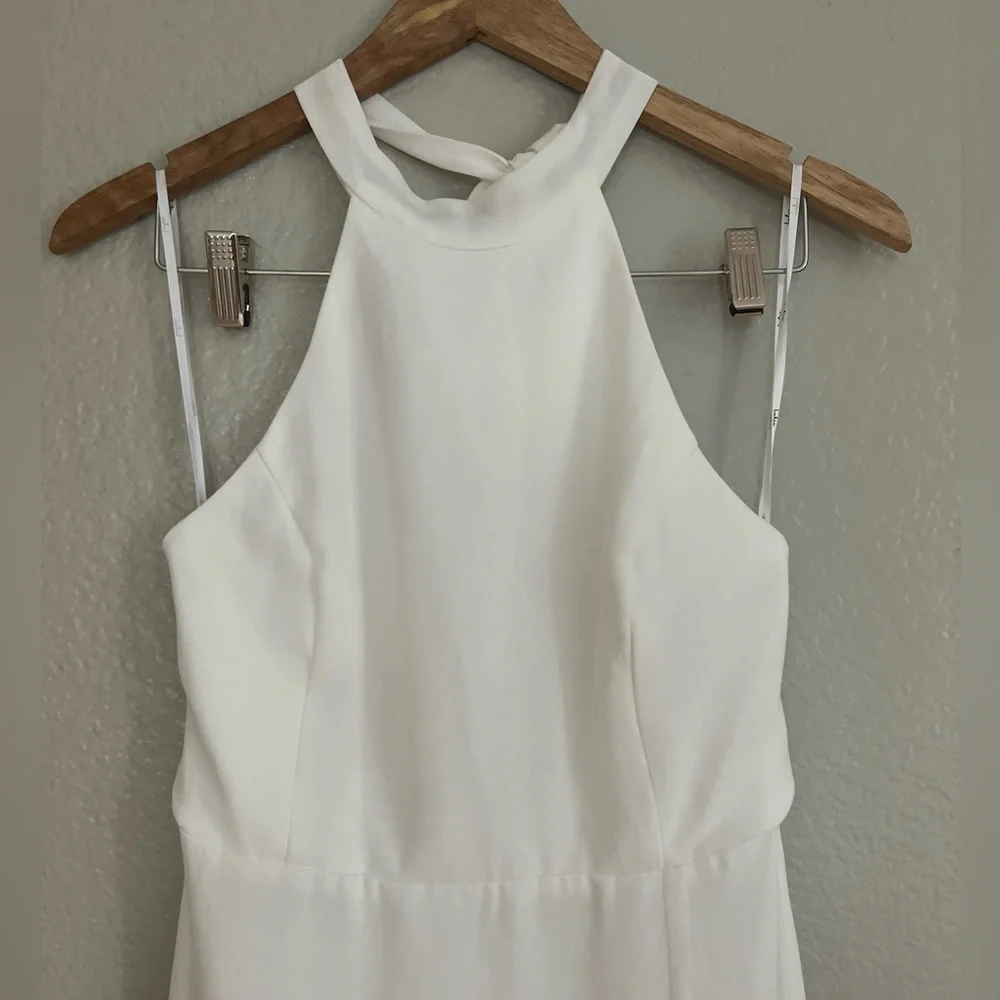 Captured Your Heart White Halter Maxi Dress - Picture 3 of 6